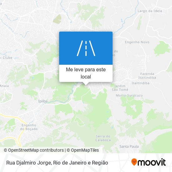 Rua Djalmiro Jorge mapa