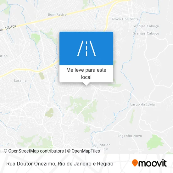 Rua Doutor Onézimo mapa