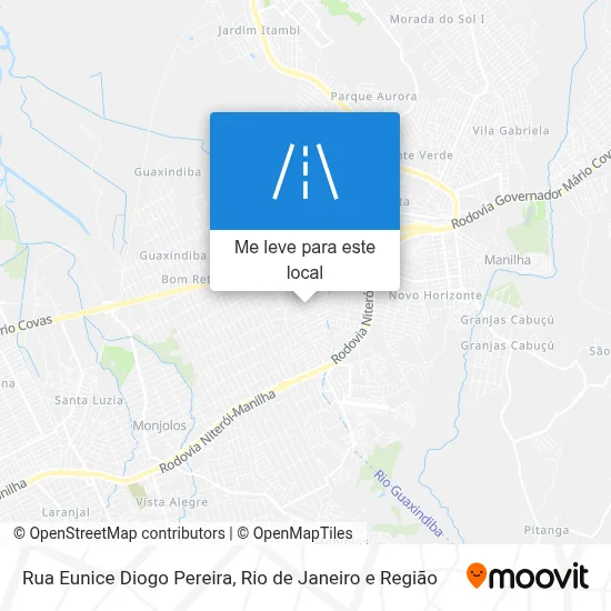 Rua Eunice Diogo Pereira mapa