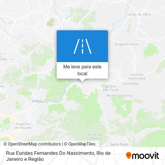 Rua Eurides Fernandes Do Nascimento mapa
