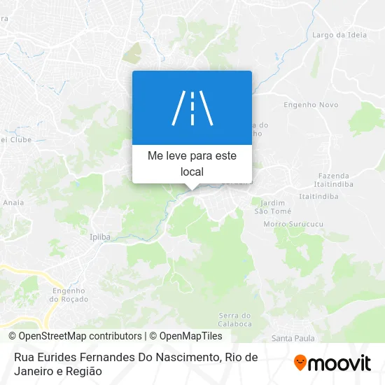 Rua Eurides Fernandes Do Nascimento mapa