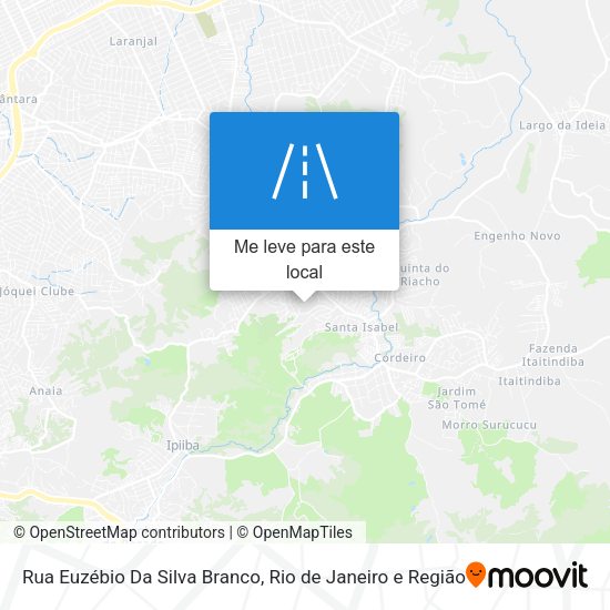 Rua Euzébio Da Silva Branco mapa