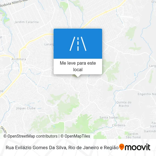 Rua Evilázio Gomes Da Silva mapa