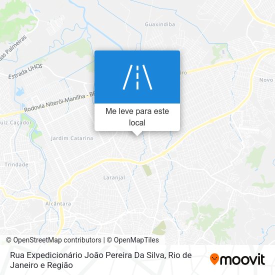 Rua Expedicionário João Pereira Da Silva mapa
