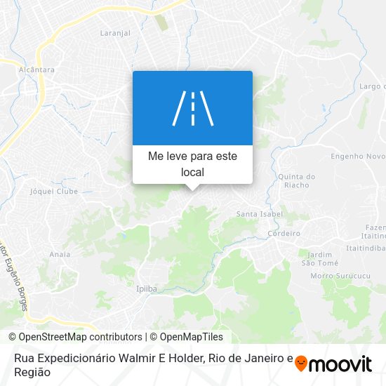 Rua Expedicionário Walmir E Holder mapa