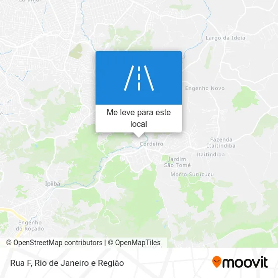 Rua F mapa