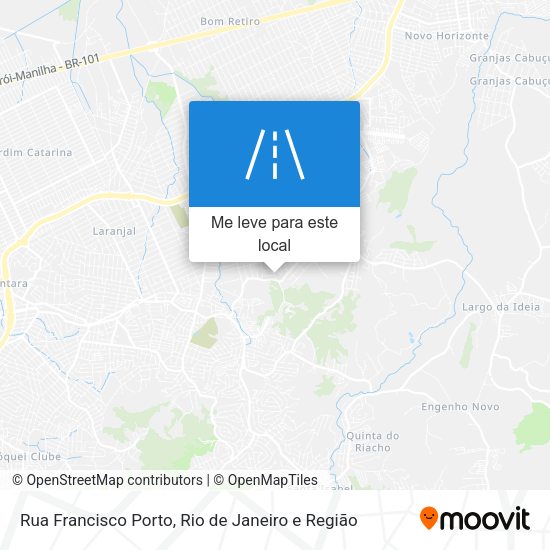 Rua Francisco Porto mapa
