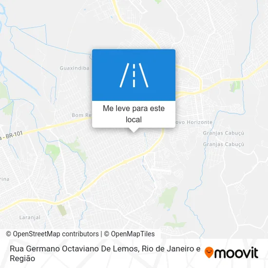 Rua Germano Octaviano De Lemos mapa