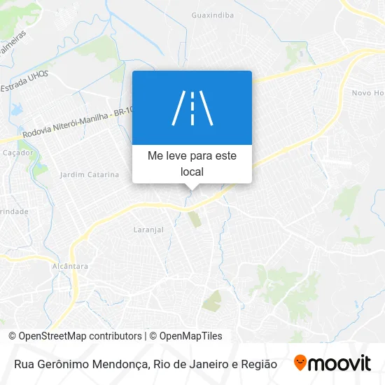 Rua Gerônimo Mendonça mapa