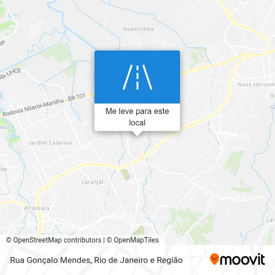 Rua Gonçalo Mendes mapa