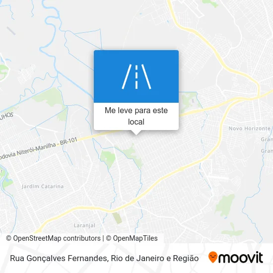 Rua Gonçalves Fernandes mapa