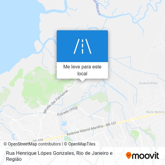 Rua Henrique Lópes Gonzales mapa