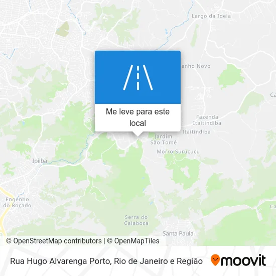 Rua Hugo Alvarenga Porto mapa