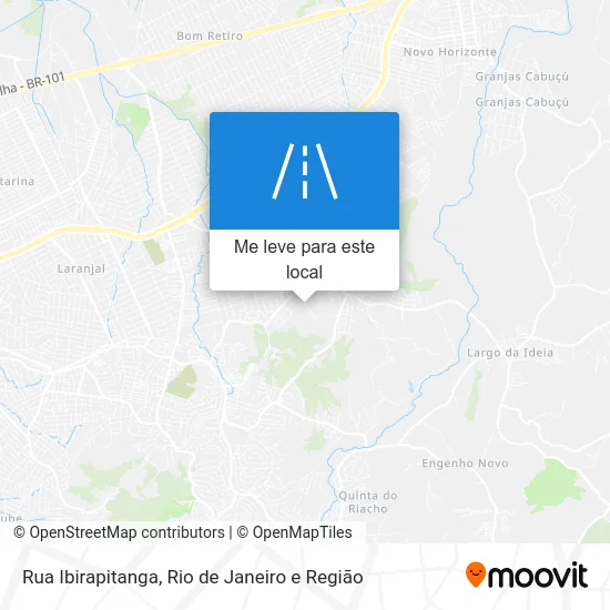 Rua Ibirapitanga mapa