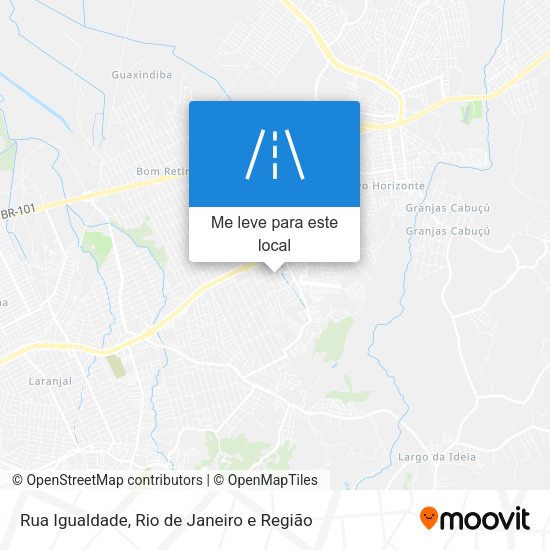 Rua Igualdade mapa