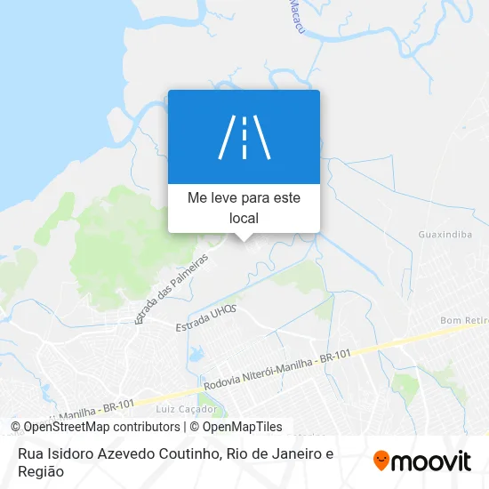 Rua Isidoro Azevedo Coutinho mapa