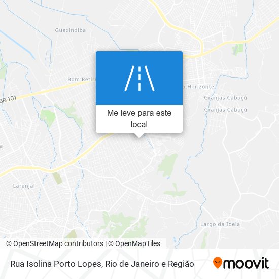 Rua Isolina Porto Lopes mapa