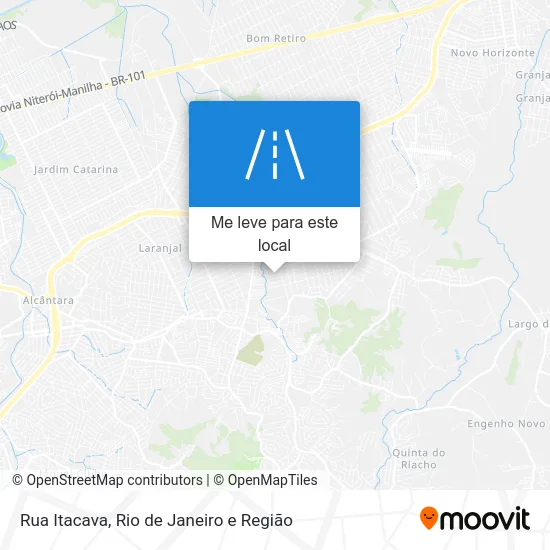 Rua Itacava mapa