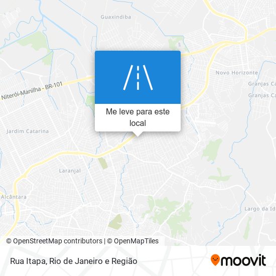 Rua Itapa mapa