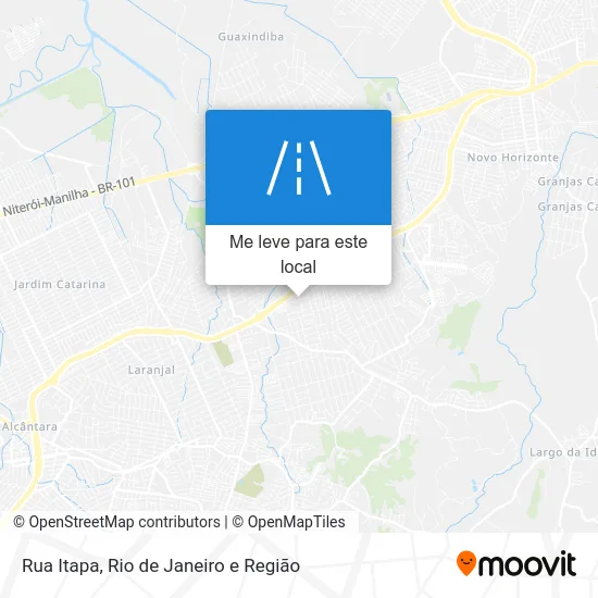 Rua Itapa mapa