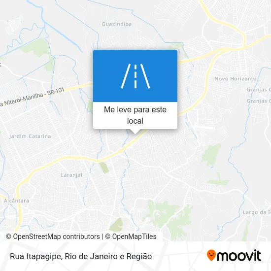 Rua Itapagipe mapa