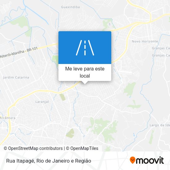 Rua Itapagé mapa