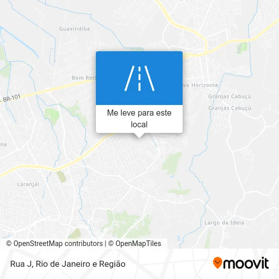 Rua J mapa