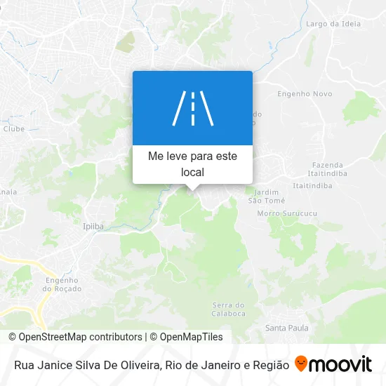 Rua Janice Silva De Oliveira mapa
