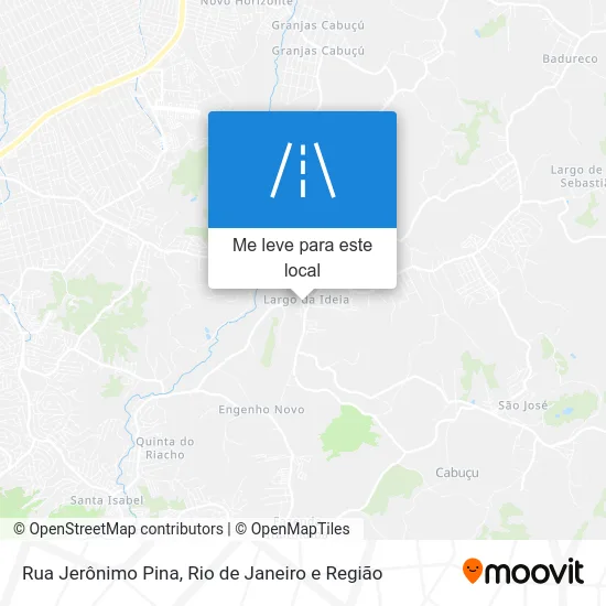 Rua Jerônimo Pina mapa