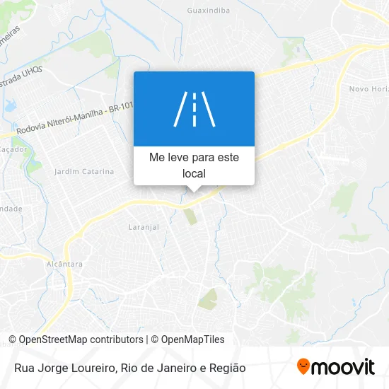 Rua Jorge Loureiro mapa