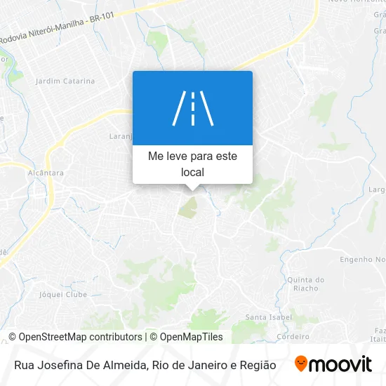 Rua Josefina De Almeida mapa