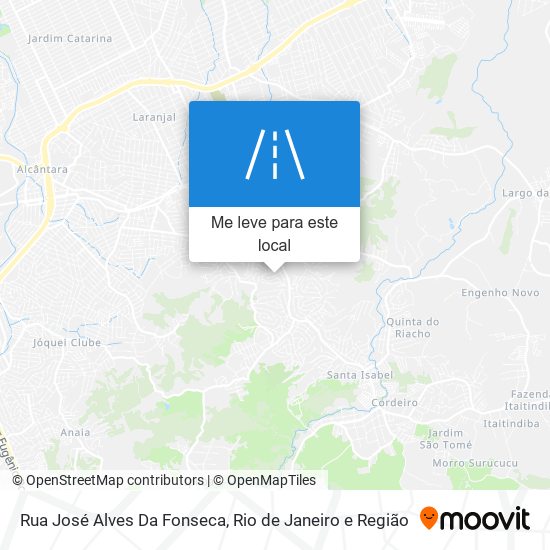 Rua José Alves Da Fonseca mapa