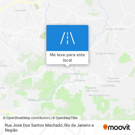 Rua José Dos Santos Machado mapa