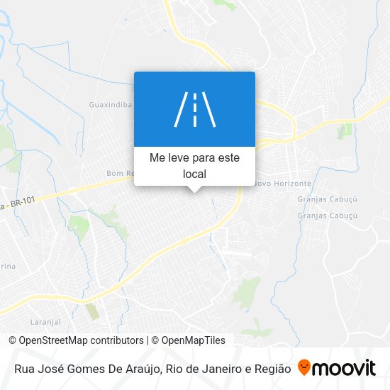 Rua José Gomes De Araújo mapa