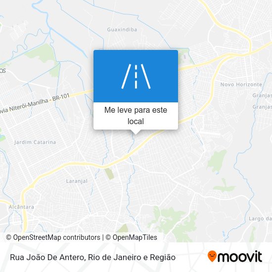 Rua João De Antero mapa