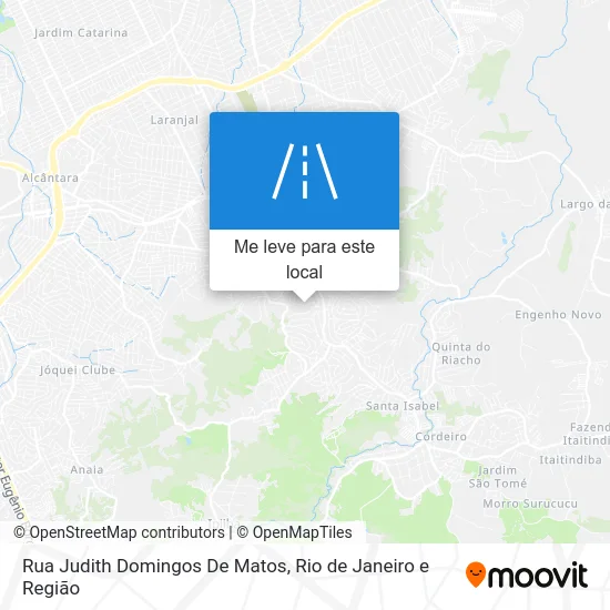 Rua Judith Domingos De Matos mapa