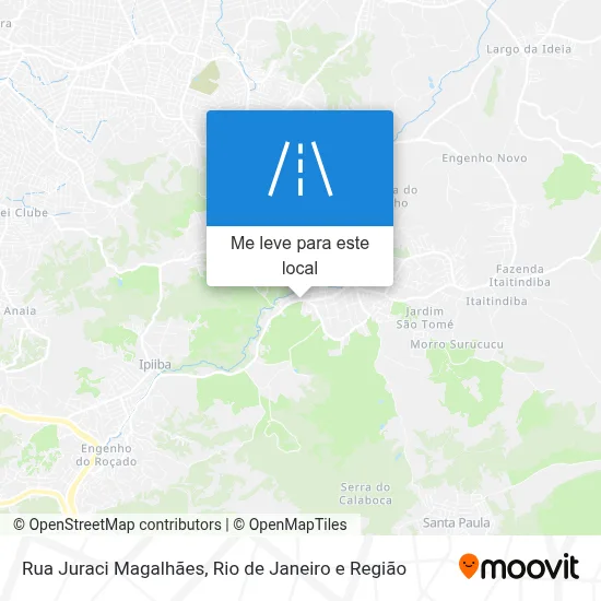 Rua Juraci Magalhães mapa