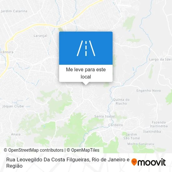 Rua Leovegildo Da Costa Filgueiras mapa