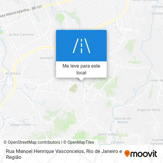 Rua Manoel Henrique Vasconcelos mapa