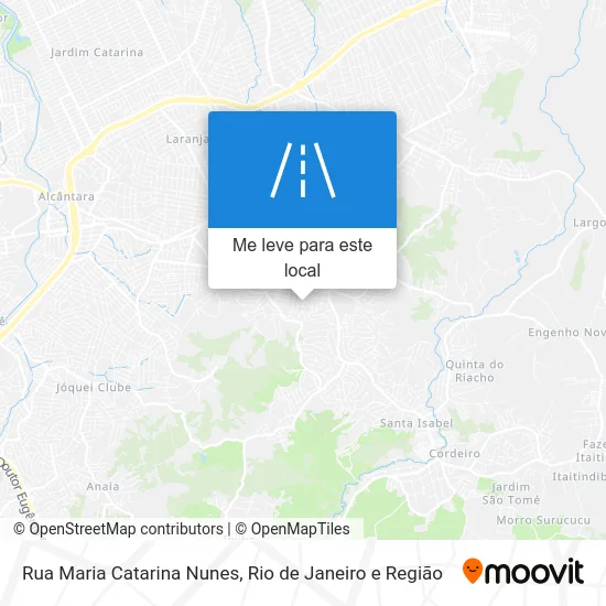 Rua Maria Catarina Nunes mapa