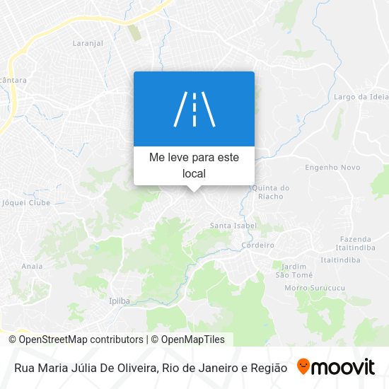 Rua Maria Júlia De Oliveira mapa