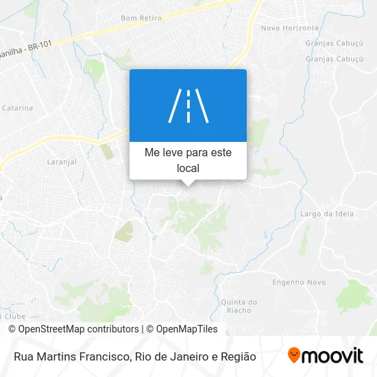 Rua Martins Francisco mapa