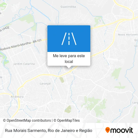 Rua Morais Sarmento mapa