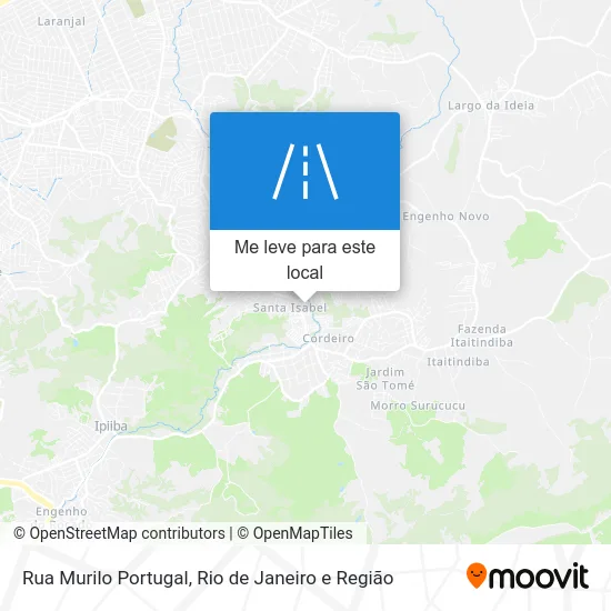 Rua Murilo Portugal mapa