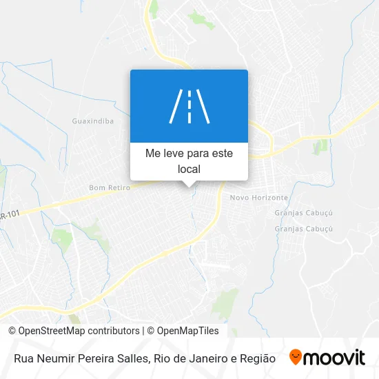 Rua Neumir Pereira Salles mapa