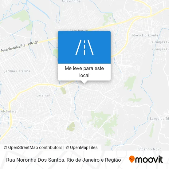 Rua Noronha Dos Santos mapa