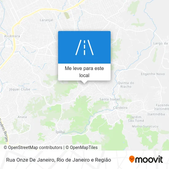 Rua Onze De Janeiro mapa