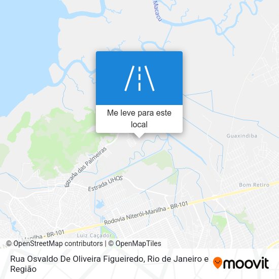 Rua Osvaldo De Oliveira Figueiredo mapa