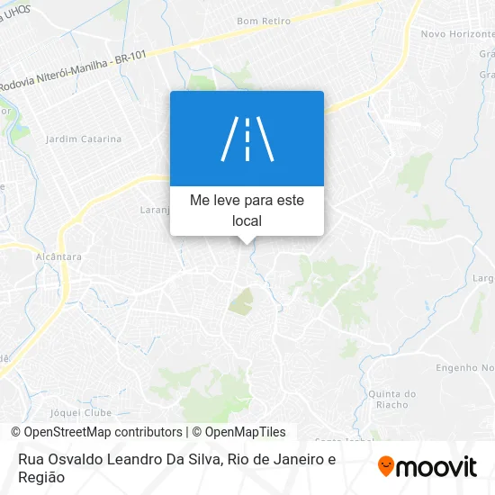 Rua Osvaldo Leandro Da Silva mapa