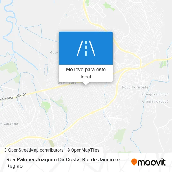 Rua Palmier Joaquim Da Costa mapa